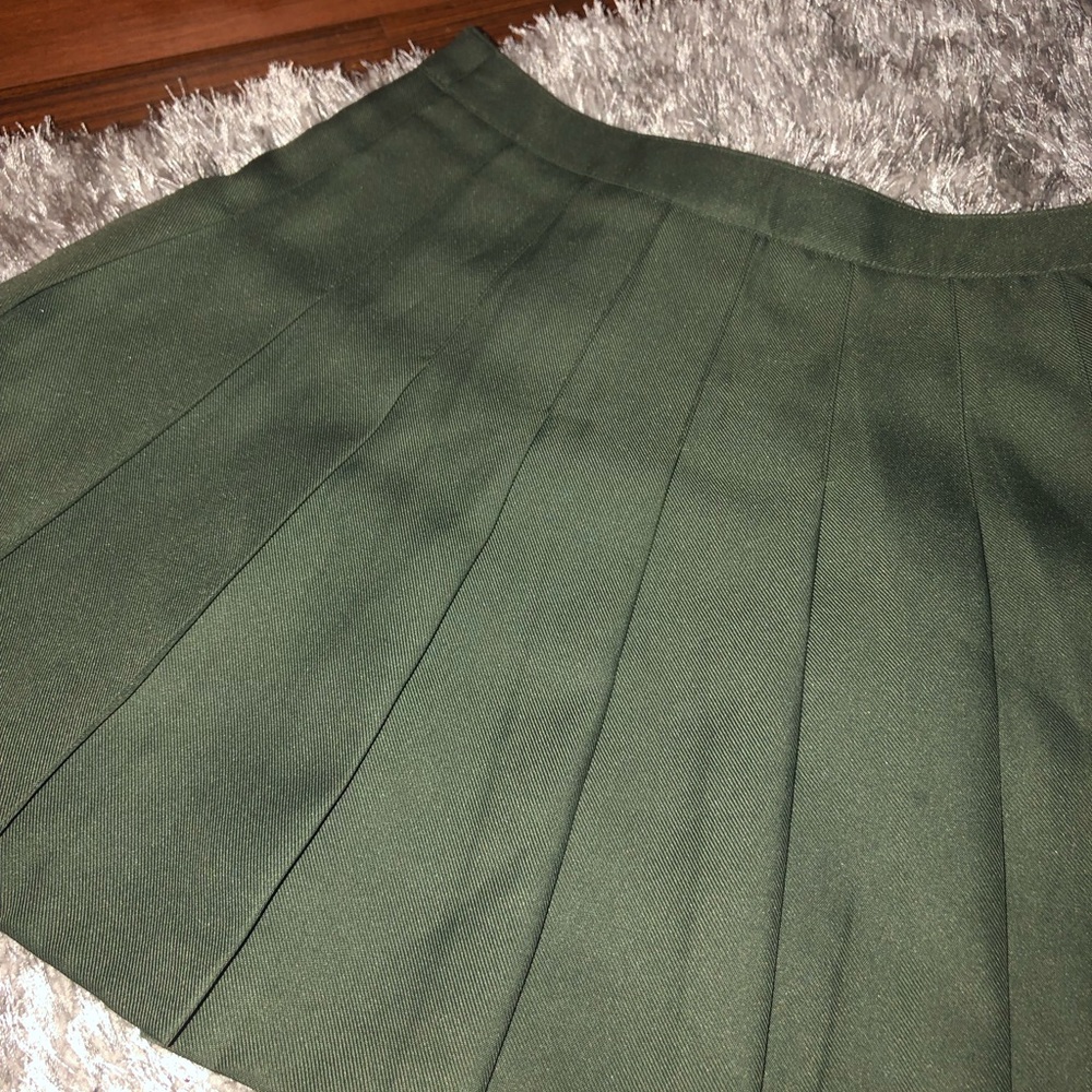 Olive green skirt